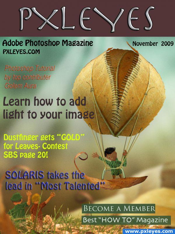 Creation of Photoshop Magazine: Final Result